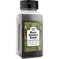 Unpretentious Black Sesame Seeds, 2 Cups, Whole, Natural, And Nutty Flavor