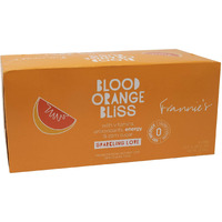 Frannie's Sparkling Beverage- Zero Calories & Sugar, Aspertame Free: 8-Pack 12 Fl. Oz. Cans (Blood Orange Bliss)