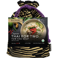 Thai For Two Cooking Kit By Verve Culture | Usda-Organic Tom Kha Soup Cooking Kit | Authentic Thai Cuisine | Unique Cooking Gift Set | Vegan, Gluten-Free | Made In Thailand