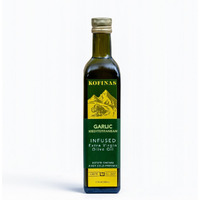 Garlic Mediterranean Flavor Extra Virgin First Cold Pressed Olive Oil 500 Ml (17 Oz) (Rosemary, Thyme, Basil, And Garlic)