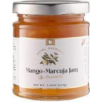 Gourmanity Mango And Passion Fruit Jam, Sweet With A Hint Of Sour Flavor, All Natural Delicious Fruit Preserves Great With Croissants Or In A Smoothie, High Fruit Content, Non-Gmo, Made In Belgium, 7.6Oz Jar