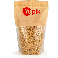 Yupik Nacho Cashews, 1 Lb, Kosher, Gluten-Free, Roasted Cashews With Vegan Cheese, Seasoned Nuts, Crunchy Savory Snack, Nacho Cheese Flavor, Perfect For Parties, Bbq, Game Night