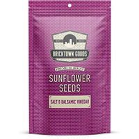 Bricktown Goods Salt And Balsamic Vinegar Flavored Sunflower Seeds - 3 Pack - Boldly Seasoned And Roasted In-Shell Sunflower Seeds - 24 Oz Total