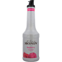 Monin Fruit Puree, Raspberry, 33.8 Ounce Bottles