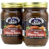 Amish Wedding Hot Cherry Salsa 14.5 Ounces (Pack Of 2)