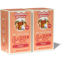 Southern Breeze Cold Brew Sweet Tea Peach Iced Tea With Black Tea And Zero Carbs Zero Sugar, 20 Individually Wrapped Tea Bags (Pack Of 2) Southern Sweet Tea Iced Tea Beverage