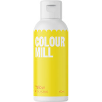 Colour Mill Oil-Based Food Coloring, 100 Milliliters (Yellow)