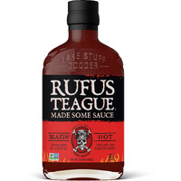 Rufus Teague - Blazin' Hot Bbq Sauce - Premium Barbecue Sauce - 15.25 Oz. Bottle