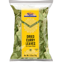 Rani Dried Curry Whole Leaves (Kari Neem Patha) Indian Spice 0.5Oz (14G) ~ Non-Irradiated | All Natural | Vegan | Gluten Friendly | Non-Gmo | Product Of Usa