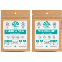 Nomad Nutrition - Caribbean Curry | High Energy, All Natural Ingredients | Plant-Based & Non-Gmo | Just Add Boiling Hot Water| 56G / 2Oz (Pack Of 2)