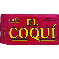 El Coqu   Dark Roast Espresso Ground Coffee, Rich, Ground Coffee, Authentic Puerto Rican Style Coffee, Vacuum Sealed, Ground Espresso Beans, 8.83 Oz (4 Pack)