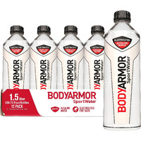 Bodyarmor Sportwater Alkaline Water, Superior Hydration, High Alkaline Water Ph 9+, Electrolytes, Perfect For Your Active Lifestyle, 1.5 Liter (Pack Of 12)