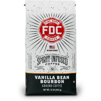 Fire Department Coffee - Vanilla Bourbon Coffee - Gives Back To Firefighters - Vanilla Bean Bourbon Infused Ground Coffee - Made With Premium Coffee Beans - Non-Alcoholic - Roasted In The Usa - Veteran Owned - 12 Oz