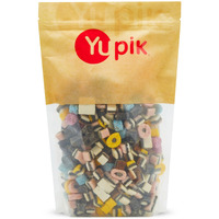 Yupik Mini Licorice Allsorts With Natural Flavoring, 2.2 Lb, Pack Of 1