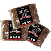 Textured Vegetable Protein, Vegan Meat Substitute, 100% Hexane Free, Made With #1 Graded Yellow Soybeans, 100% Vegan, Made In Us, Imitation Beef, Gluten Free, Just Like Beef, Unflavored (3 Pack)