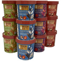 Modern Oats All Natural Oatmeal Cups - Variety Pack 2.6 Oz (Pack Of 12)