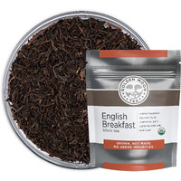 Golden Moon Tea Organic English Breakfast Black Tea - Loose Leaf, Non-Gmo 4 Tea Blend - 1 Pound (192 Servings)
