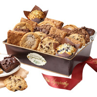 Broadway Basketeers Sympathy Wishes Gift Baskets Filled With Individually Wrapped Fresh Brownies And Cookies Assorted Toppings And Flavors Perfect For Her Him Friends Associates