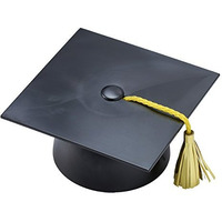 Smooth Grad Hat Layon Cake Topper