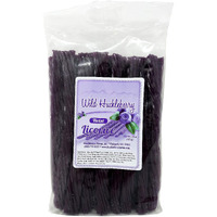 Wild Huckleberry Licorice Twists 16 Oz, Made In Usa