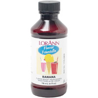 Lorann Banana Flavor Fountain, 4 Oz Bottle