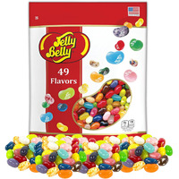 49 Assorted Jelly Bean Flavors Resealable Pouch, Gluten And Fat Free Shareable Bag Of Fruity Chewy Candy, 1.31 Lb