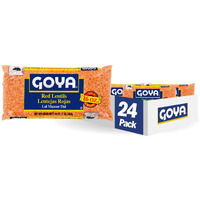 Goya Foods Red Lentils, Dry, 16 Ounce (Pack Of 24)