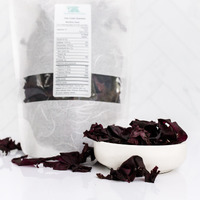Dulse Whole Leaf Raw - Atlantic Dulse Seaweed Wholesale Wildcrafted Maine Coast - 100% Pure, No Gmo, Sun-Dried By Seaweed Kings (1 Lb)
