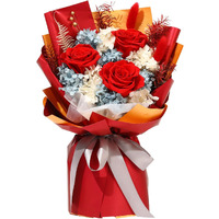 Jtoder Forever Flowers For Delivery Prime, Preserved Long Lasting Red Rose Flower Bouquet For Mom Wife Girlfriend On Mothers Day Valentines Day Christmas Anniversary Birthday Gifts For Her