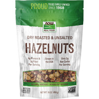 Hazelnuts, Dry Roasted & Unsalted - 16 Oz.