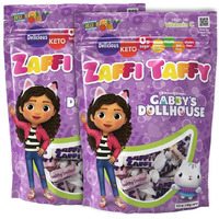 Zollipops Candy Clean Teeth Keto Sugar Free Taffy Gabby's Dollhouse, Assorted Flavors, 10 Oz (Pack Of 2) - Kid-Friendly Dental-Friendly Treats