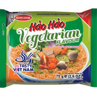 Vina Acecook, Mi Chay (Hao Hao Instant Noodles Vegetarian Flavor) 2.7 Ounce (Pack Of 30)