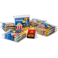 All In One Popcorn Packs - Wabash Valley Farms All Inclusive Popping Kits, Real Theatre Popcorn, Popcorn Kernels For Popcorn Machine, All In One Popcorn Kernels, Popcorn Kit, 5 Packs 5 Kits