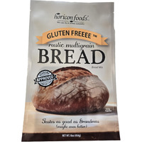 Glutenfreeee Gluten Free Rustic Multigrain Bread Mix, 16 Ounce - Whole Grain, Delicious, Vegan, Breakthrough Recipe, Artisan, Crispy Crust, Develops Real Dough, Moist Crumb, Easy, Celiac Friendly