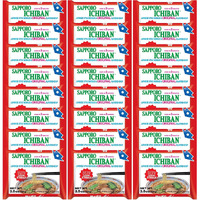 Stickerless New [Sapporo Ichiban] Ramen Noodles, Original Soy Sauce Flavor, No.1 Tasting Japanese Instant Noodles (3.5 Oz) (24 Pouches)