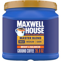 Maxwell House Master Blend Light Roast Ground Coffee (26.8 Oz Canister)