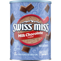 Swiss Miss Milk Chocolate Flavor Hot Cocoa Mix Canister, 45.68 Oz. (Pack Of 6)