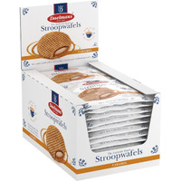 Daelmans Stroopwafel Caramel - The Original Stroopwafels, Toasted Dutch Waffle Cookies W/A Creamy & Buttery Filling, Made In Holland, Individually Wrapped - Caramel Cookie Waffles, 24 Count