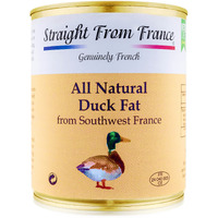 Straight From France All Natural Duck Fat For Cooking From Southwest France Keto And Paleo Diet Friendly 695G 24.5Oz