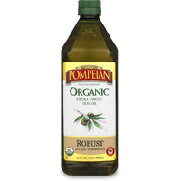 Pompeian Usda Organic Robust Extra Virgin Olive Oil, First Cold Pressed, Full-Bodied Flavor, Perfect For Salad Dressings & Marinades, 32 Fl. Oz.