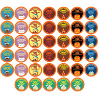 Java Factory Flavored Coffee Pods, Assorted Sampler, Variety Pack, Compatible With K Cup Brewers Including 2.0, 40 Count