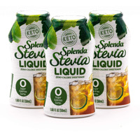 Splenda Stevia Liquid Zero Calorie Sweetener Drops, 1.68 Fl Oz Bottle (Pack Of 3) (Packaging May Vary)