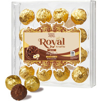 Choczero Keto Chocolate Truffle Gift - Premium Healthy Chocolates - Low Carb Present - Zero Sugar Individually Wrapped Hazelnut Truffles - 16 Truffles, 8.5 Ounces Total