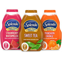 Splenda Liquid Water Enhancer Drops, Sugar Free, Zero Calorie, Natural Flavor, Concentrated Drink Mix, 3.11 Fl Oz Each Bottle (Variety, 3 Pack)