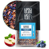 Tiesta Tea - Blueberry Wild Child | Blueberry Hibiscus Herbal Tea | Premium Loose Leaf Tea Blend | Non-Caffeinated Tea | Make Hot Or Iced Tea & Brews Up To 200 Cups - 16 Ounce Resealable Bulk Pouch