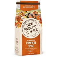 New England Coffee Pumpkin Spice Medium Roast Ground Coffee, 11Oz Bag (Pack Of 1)