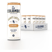 La Colombe Coffee, Caramel Draft Latte, 11 Fl Oz Cans (Pack Of 12), Coffeehouse Quality Cold Brew, Specialty Grade Coffee Beans, Ready-To-Drink On-The-Go