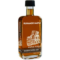 Runamok Organic Bourbon Barrel Aged Maple Syrup - Vermont Maple Syrup, Pure Maple Syrup For Cocktails, Cheese Pairing & Perfect To Be Used As Pancake Syrup, Maple Syrup Organic | 8.45 Fl Oz (250Ml)