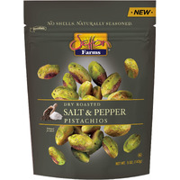 Setton Farms Naturally Seasoned Pistachio Kernels, Salt And Pepper, No Shell Pistachios, Certified Non-Gmo, Gluten Free, Vegan And Kosher, 5 Oz Resealable Pouch