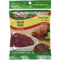 Sadaf Sumac Ground - Sumac Powder For Cooking And Food Seasoning - Sumac Seasoning - Traditional Middle Eastern Spice - Kosher 4 Oz Resealable Bag
